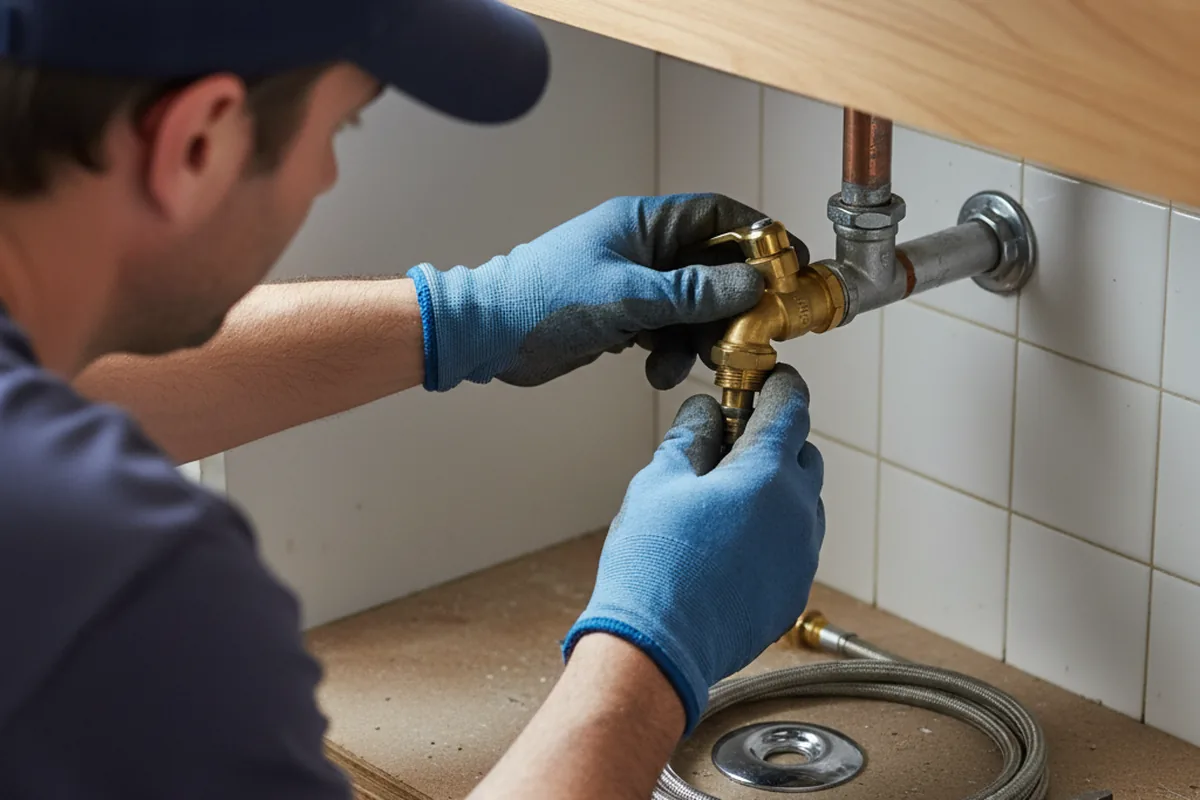 Shutoff valve and fitting work during Emergency Plumbing in Santa Clara